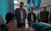 عیادت رییس دانشگاه علوم پزشکی لرستان از مجروحان جنگی
