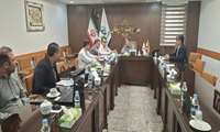 دکتر امیری رییس دانشگاه لرستان با دکتر سجاد رضوی معاون درمان وزارت 