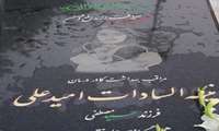 دیدار رئیس دانشگاه علوم پزشکی لرستان با خانواده شهیده «انسیه سادات امیدعلی» در بروجرد