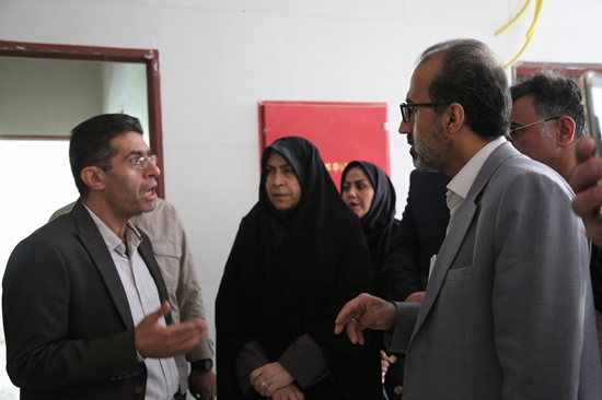 بازدید از مراکز بیمارستانی شبکه بهداشت و درمان شهرستان بروجرد 