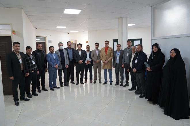 بازدید رئیس دانشگاه از روند ارزیابی های عمومی و تخصصی آزمون استخدامی پیمانی دانشگاه