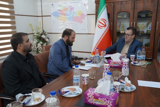 دیدار رئیس دانشگاه علوم پزشکی لرستان با مدیرکل انتقال خون